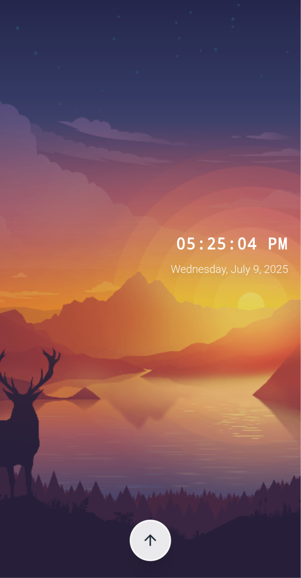 Day & Night Clock on device