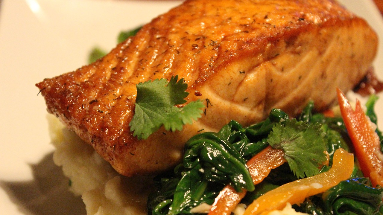 Salmon dish