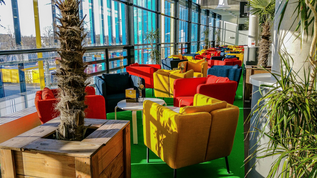 VIP lounge atmosphere