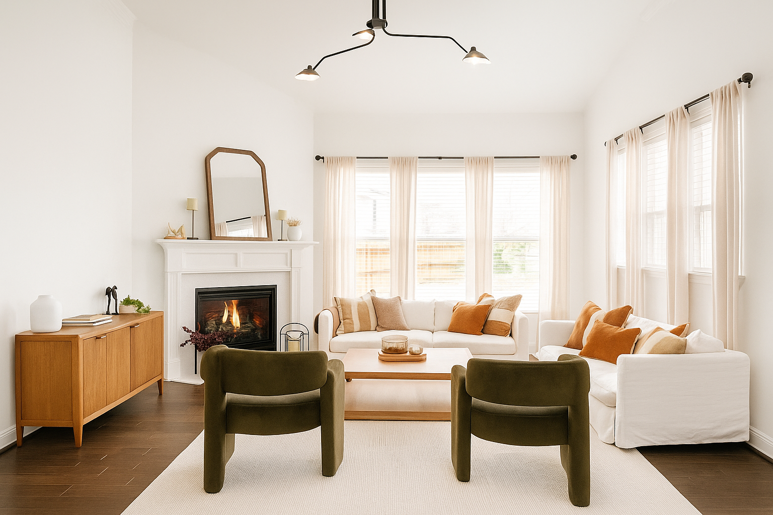 Elegant living room interior