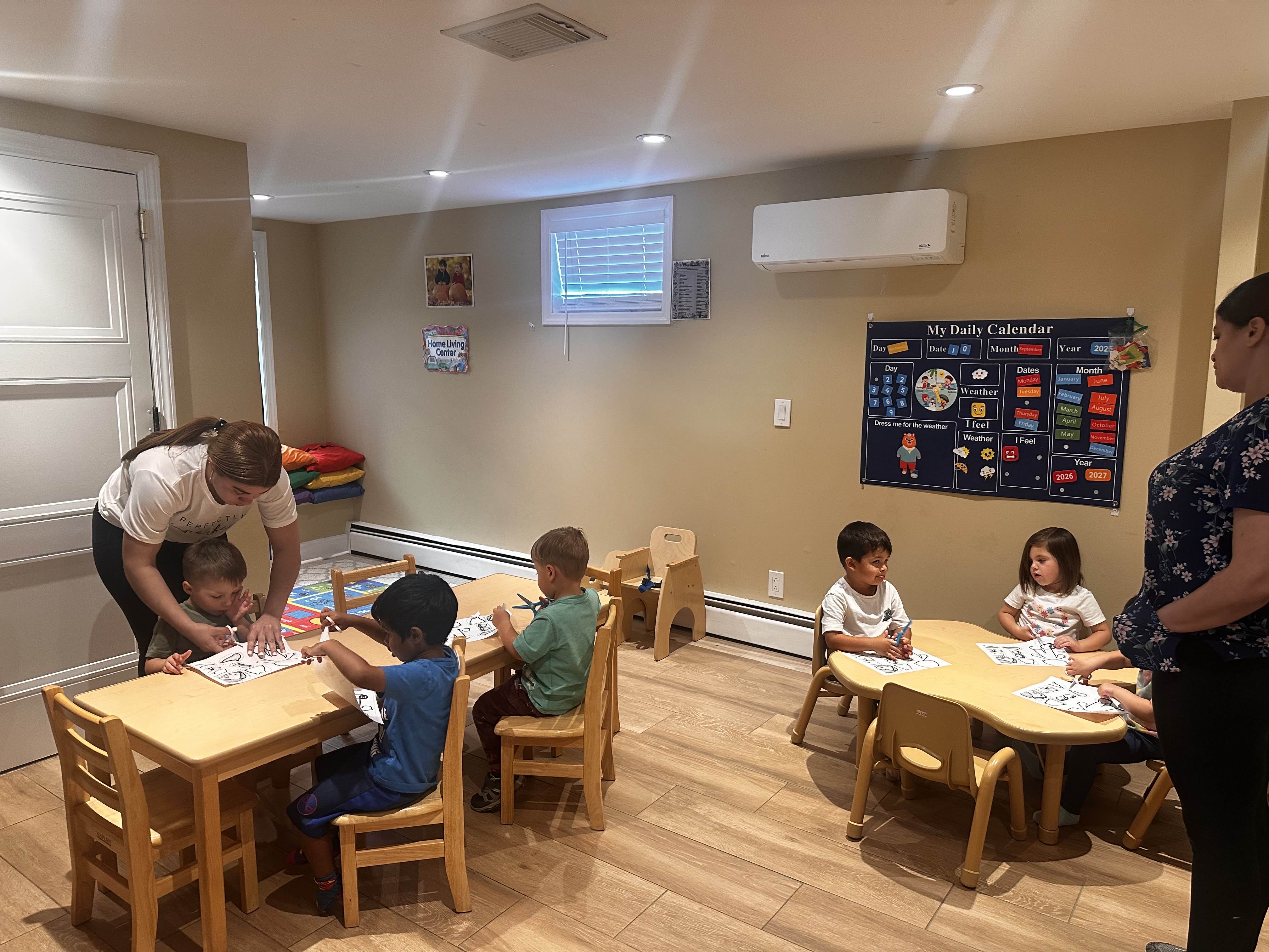 Safe and secure daycare classroom environment