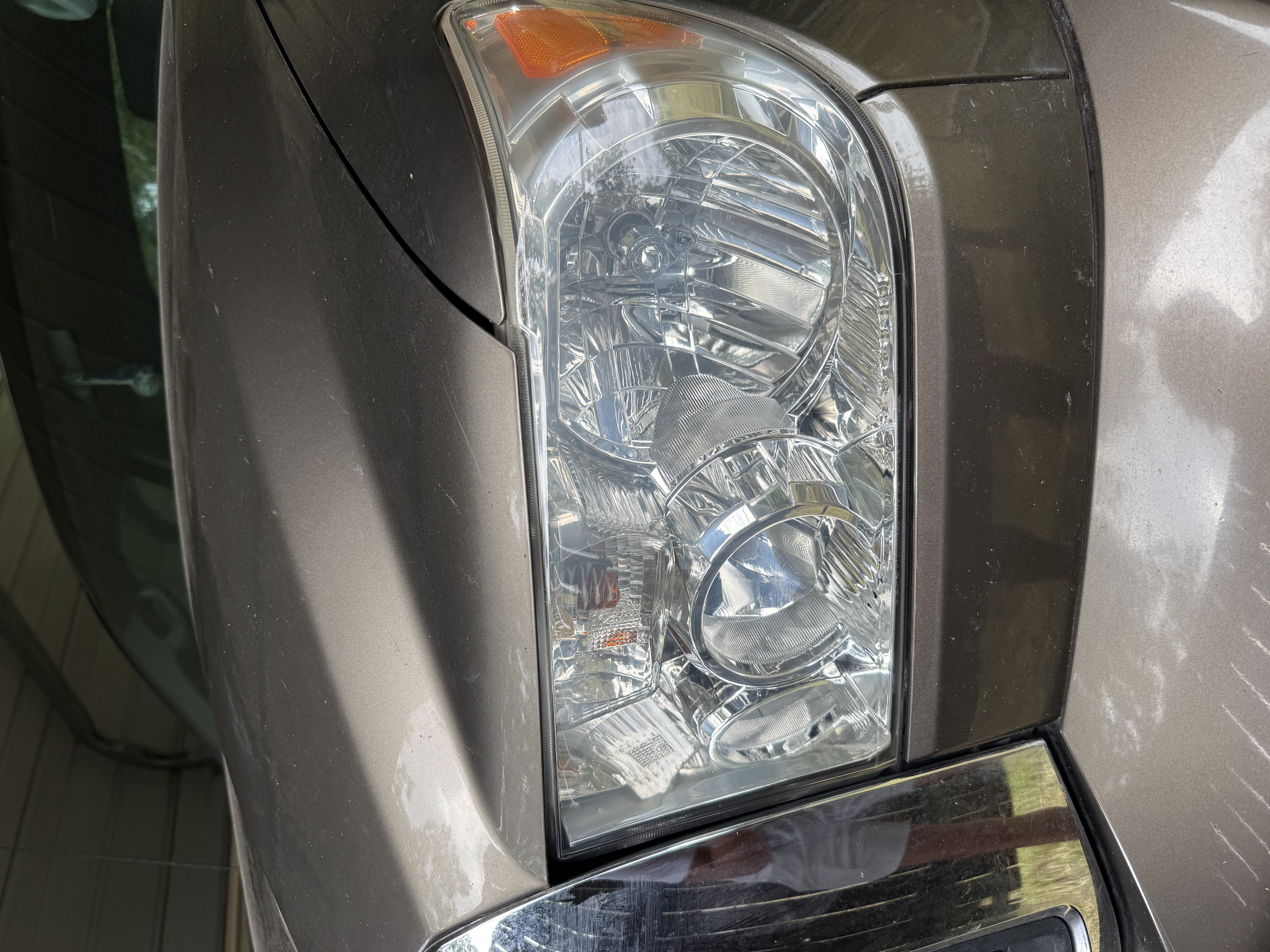 After headlight restoration