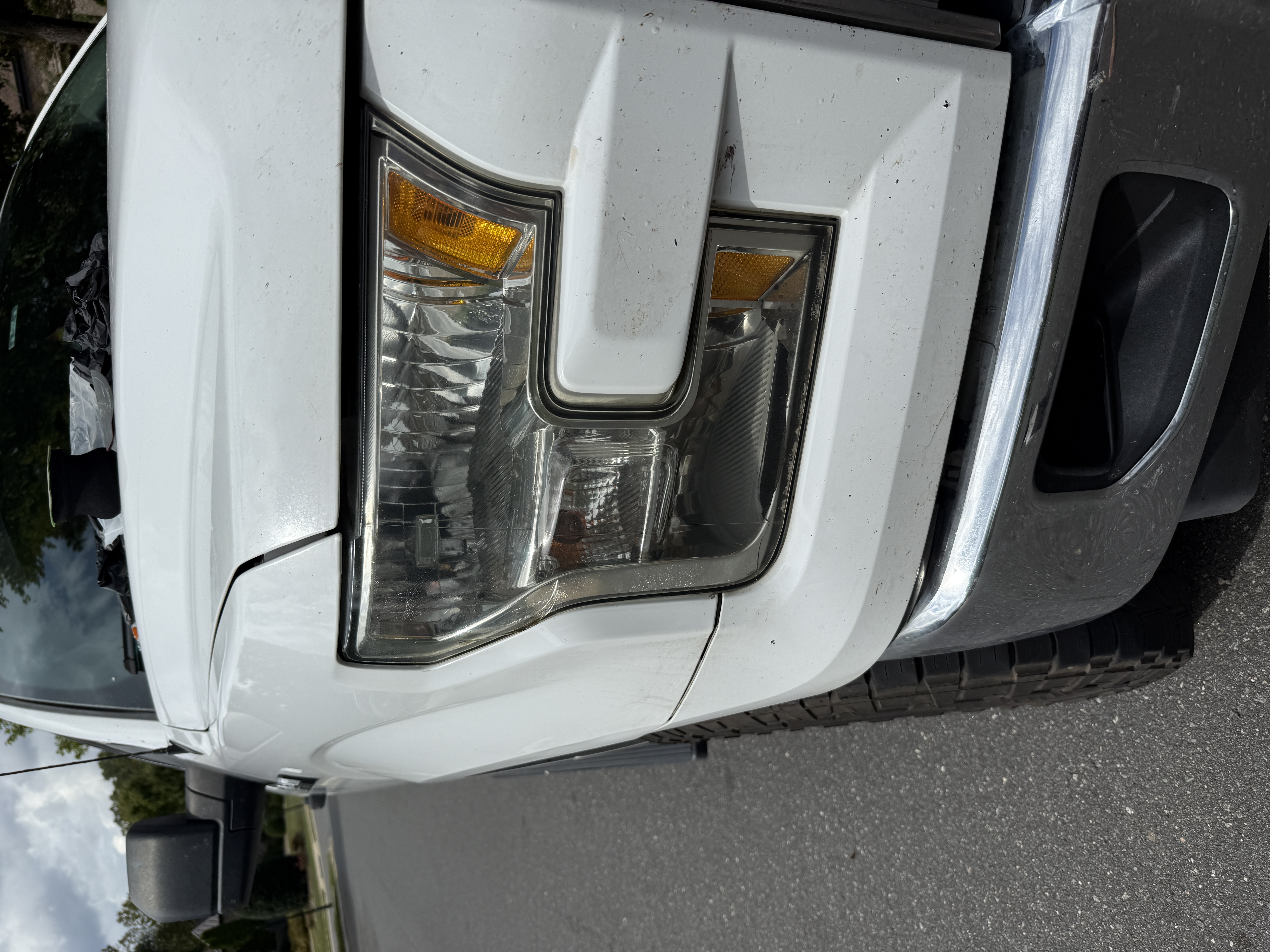 After headlight restoration
