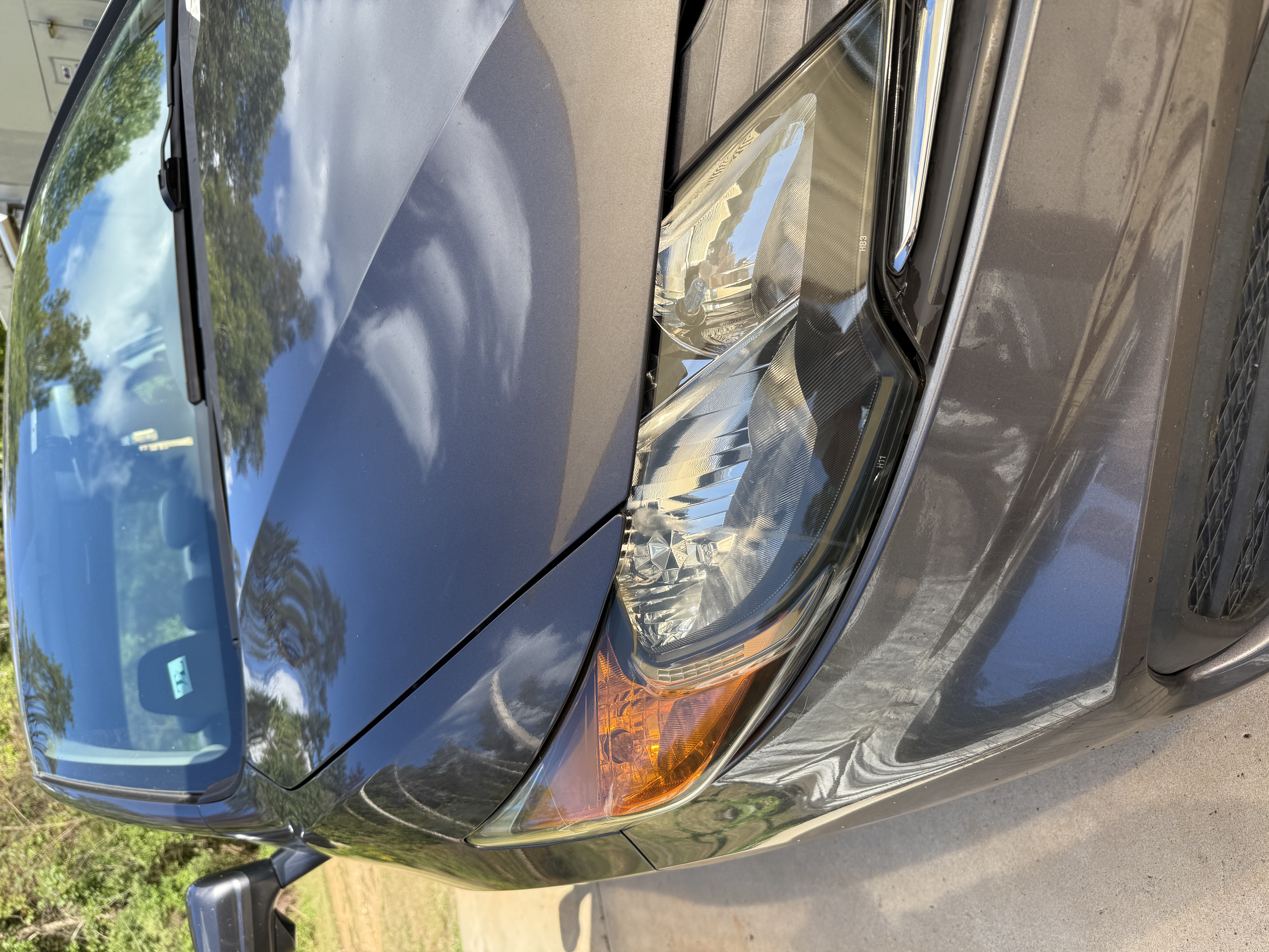 After headlight restoration
