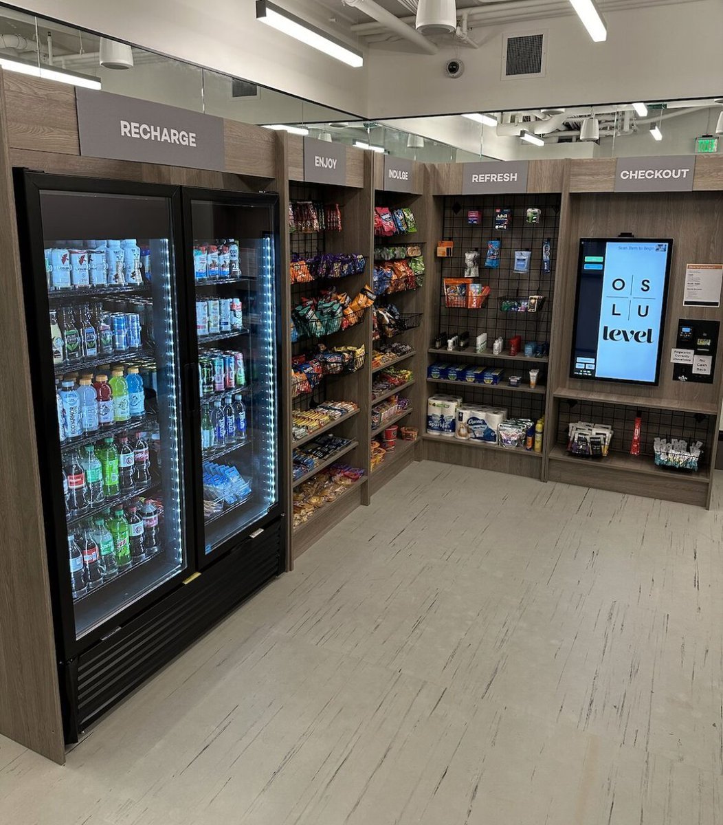 Premium micro market with refreshments