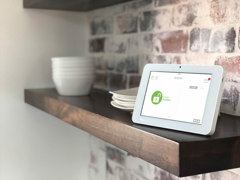 Smart home security control panel