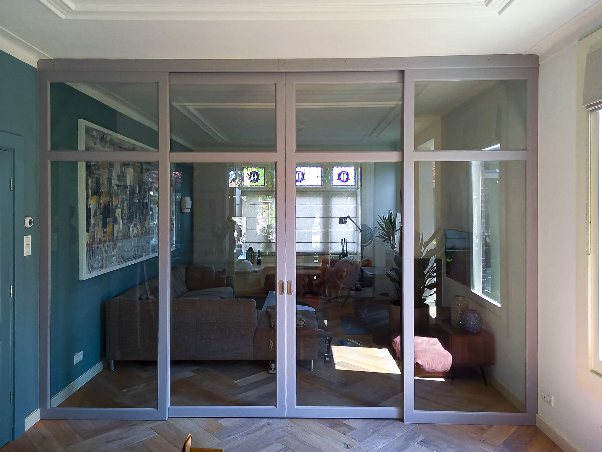 En suite schuif deuren