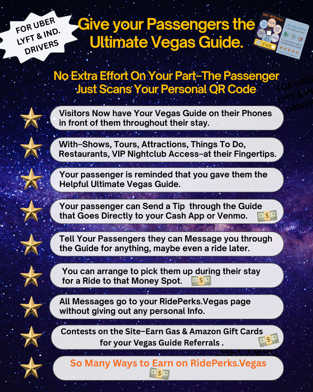 Give your Passengers the Ultimate Vegas Guide