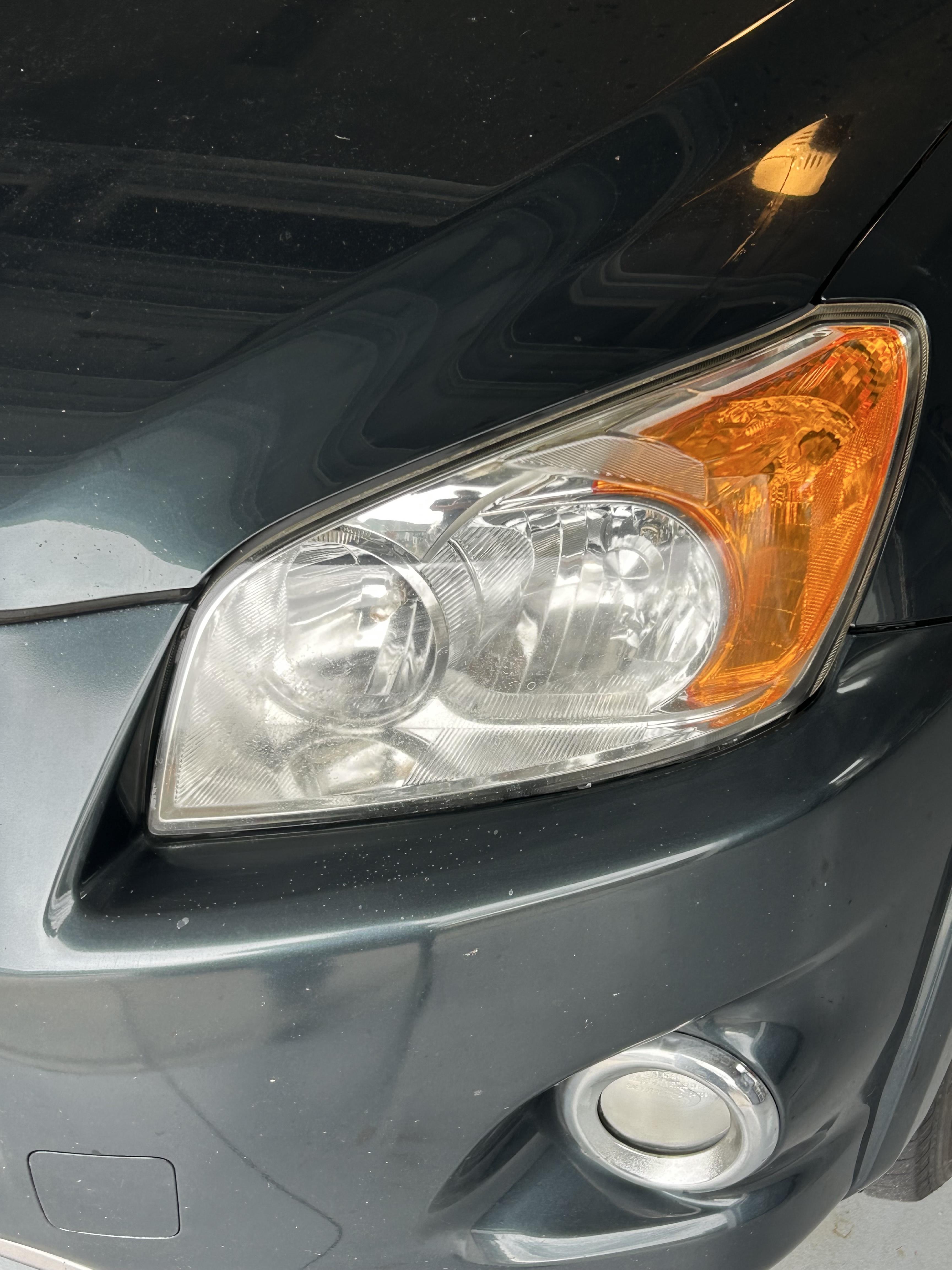 After headlight restoration