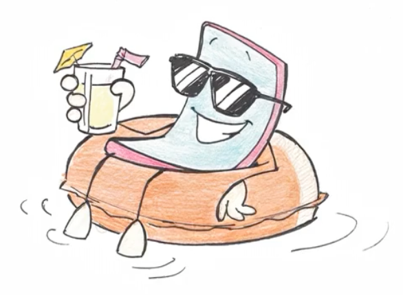 Phone character relaxing