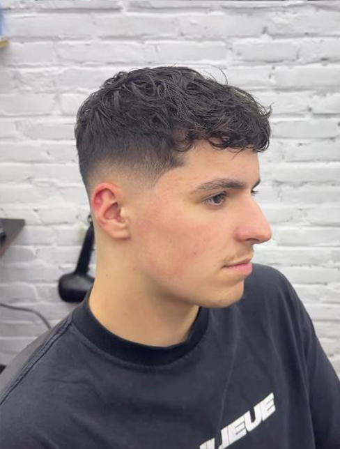 Man, Side profile fade, Barbershop Sada