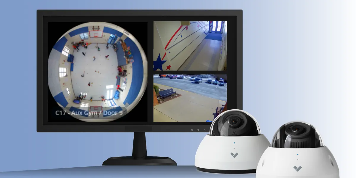Security camera monitoring system for schools