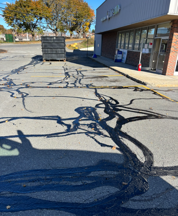 Crack filling background