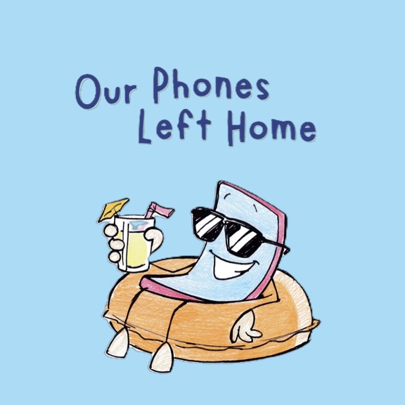 Our Phones Left Home illustration