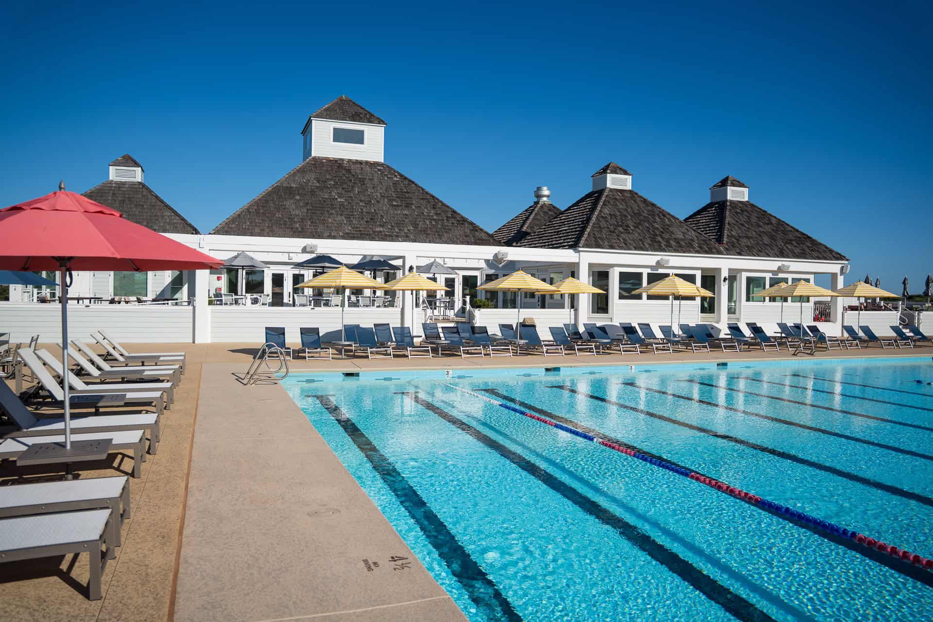 Pool with Swim Lanes