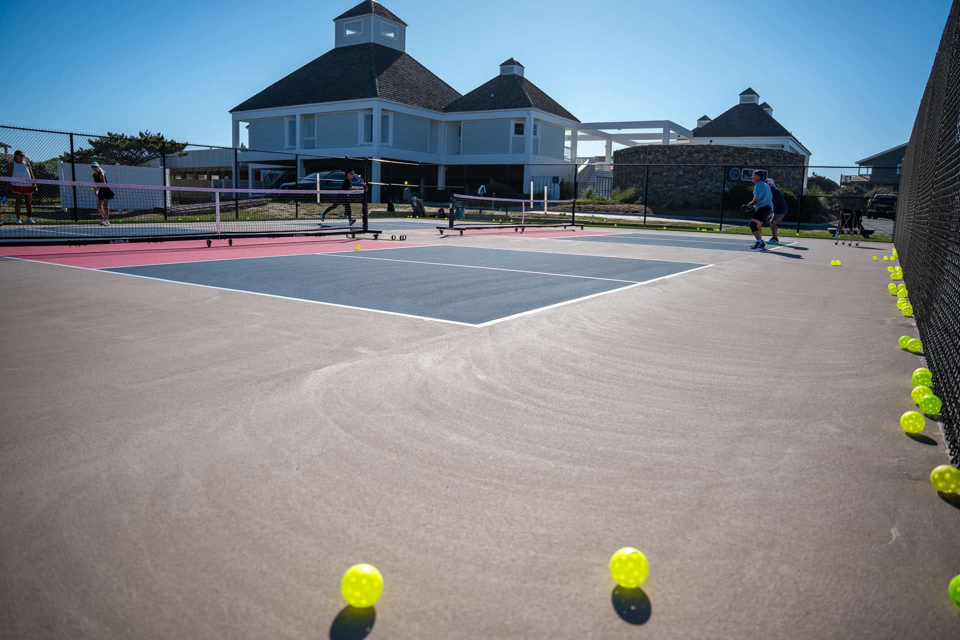 Pickleball Court Action