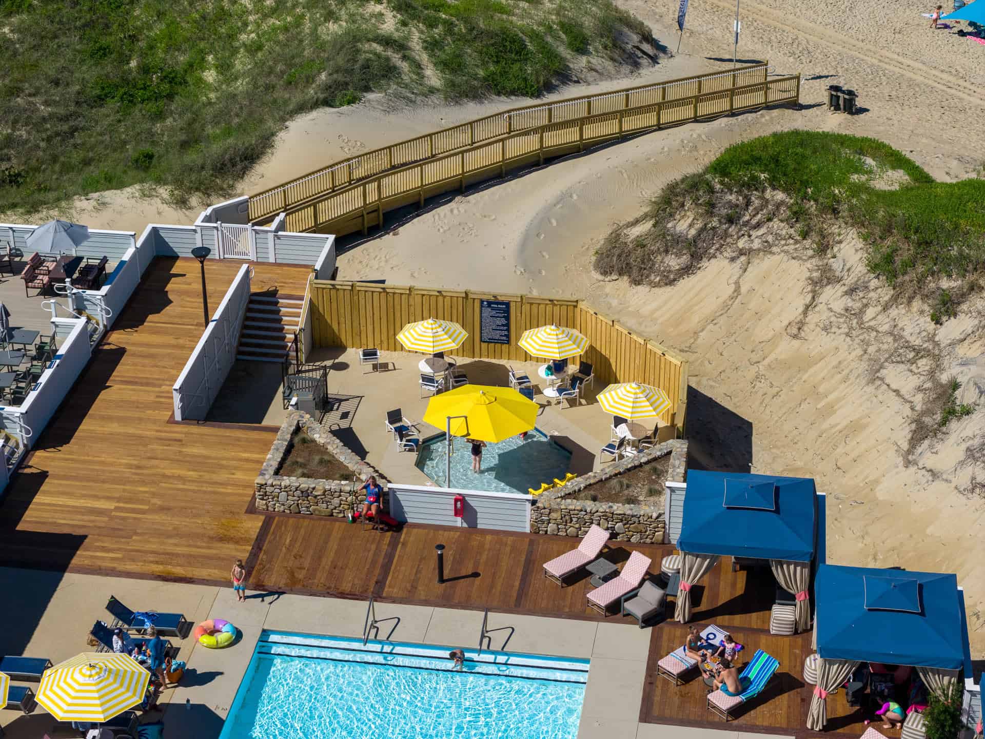Beach and Pool Aerial