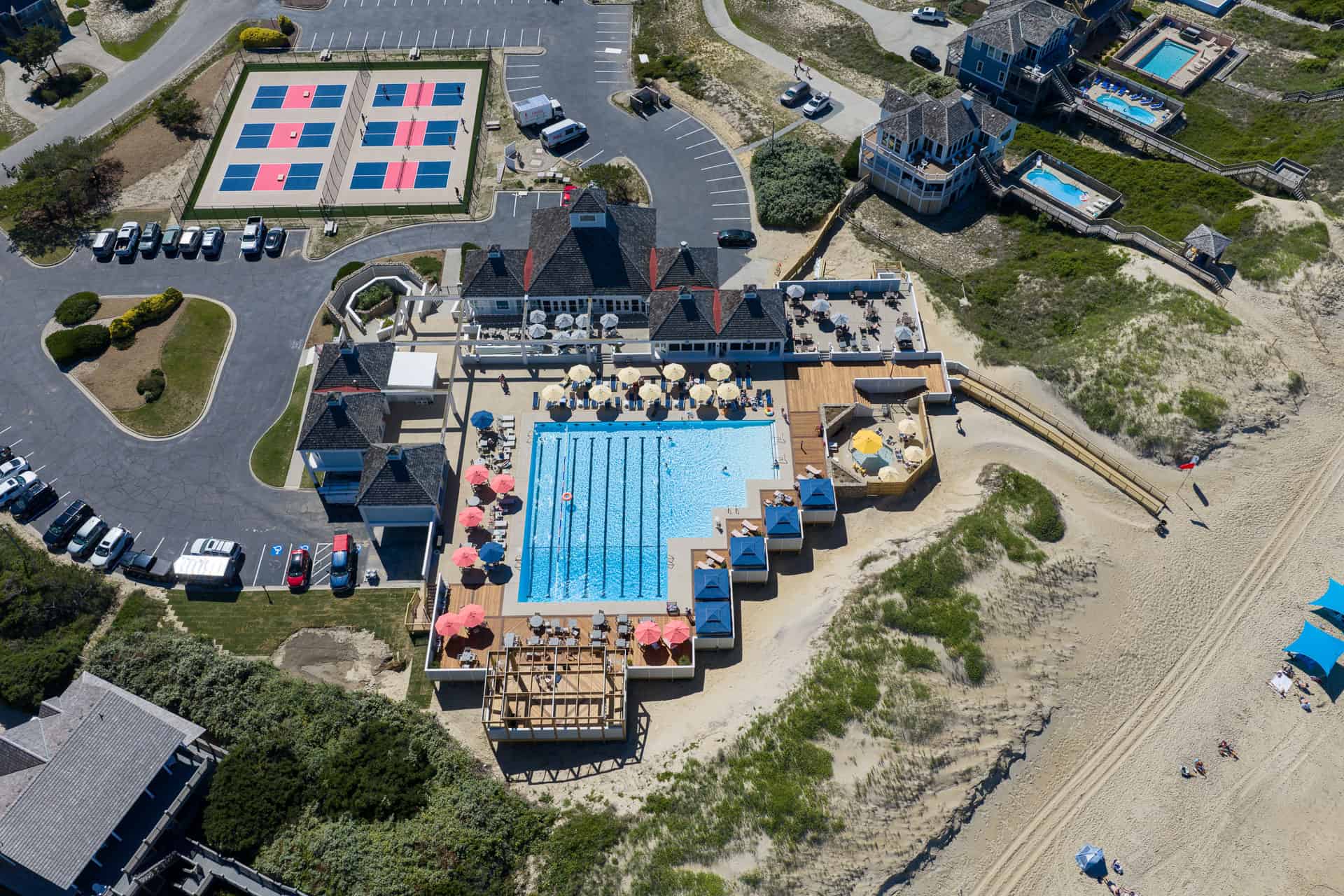 Village Beach Club Oceanfront Aerial