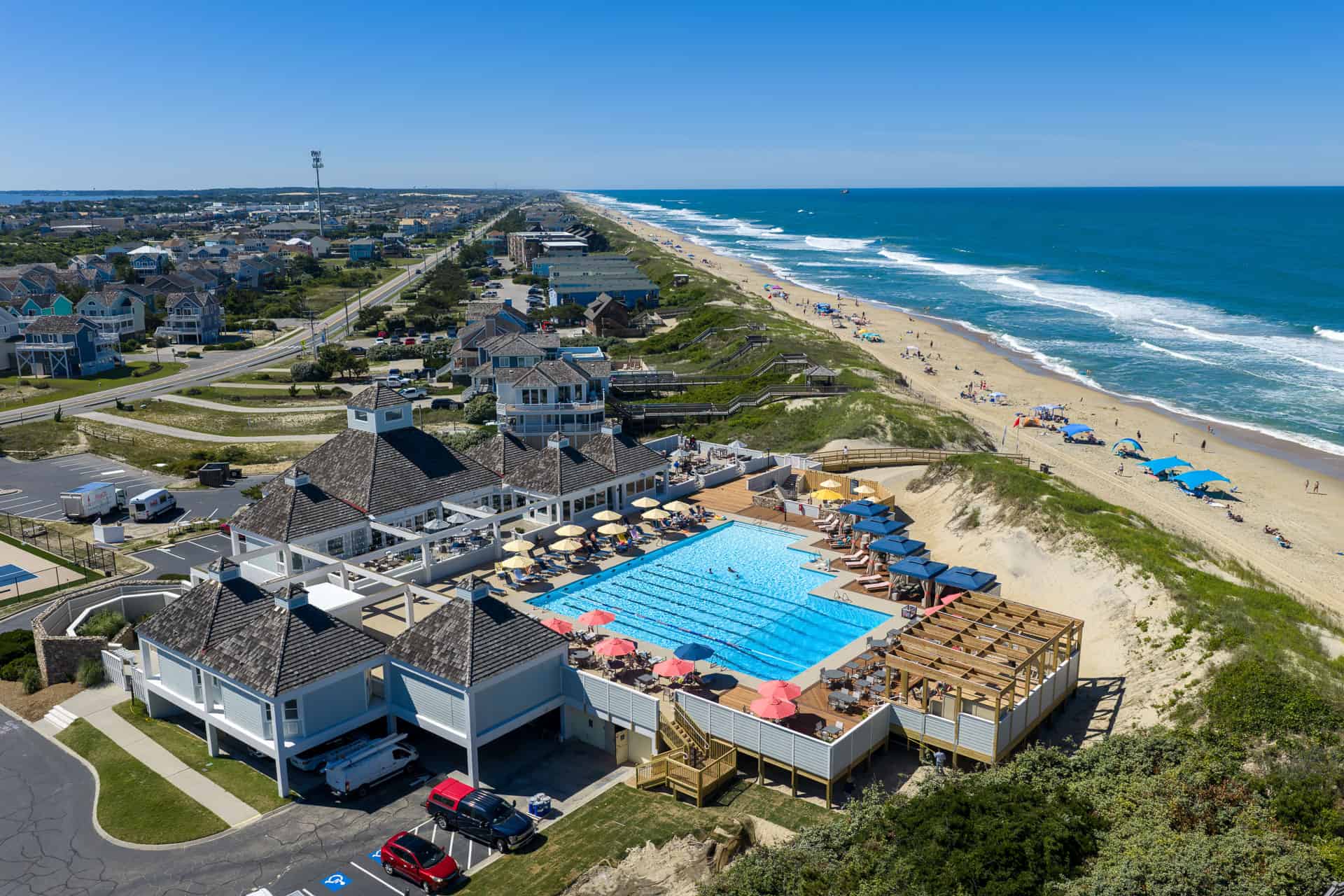 Beachfront Facilities Aerial