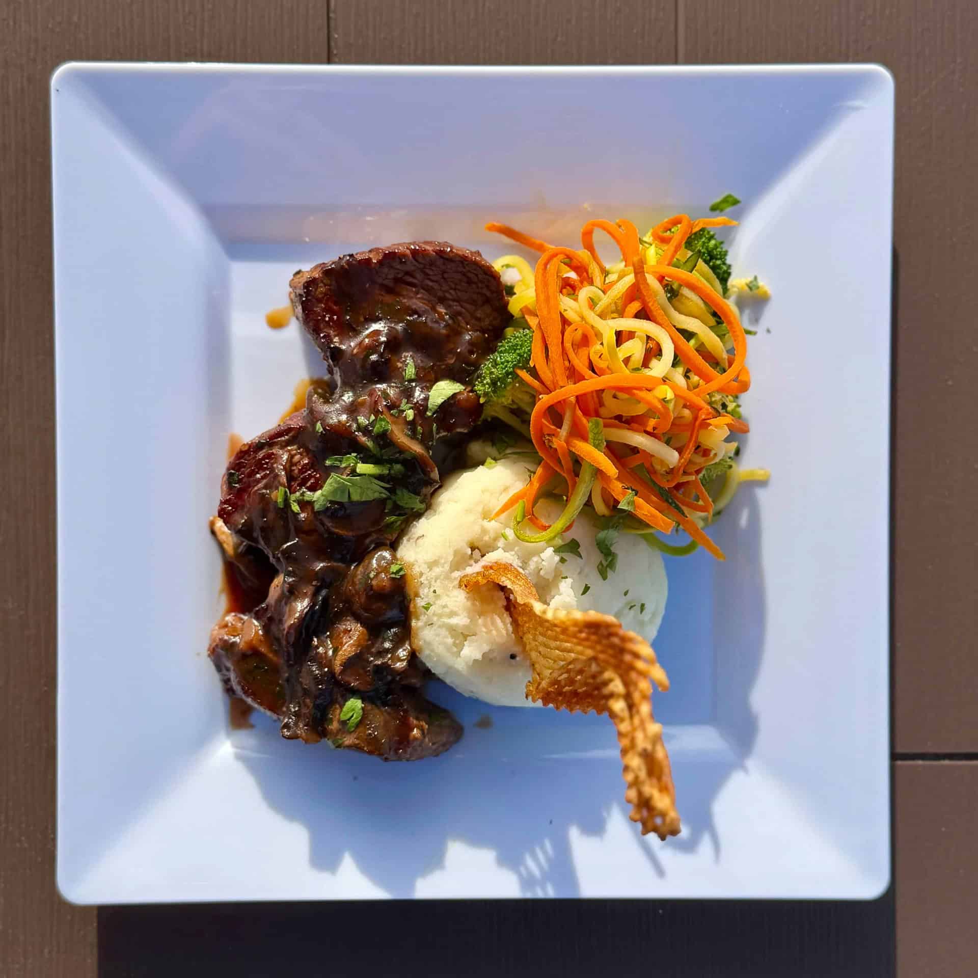 Dinner plate at Gather