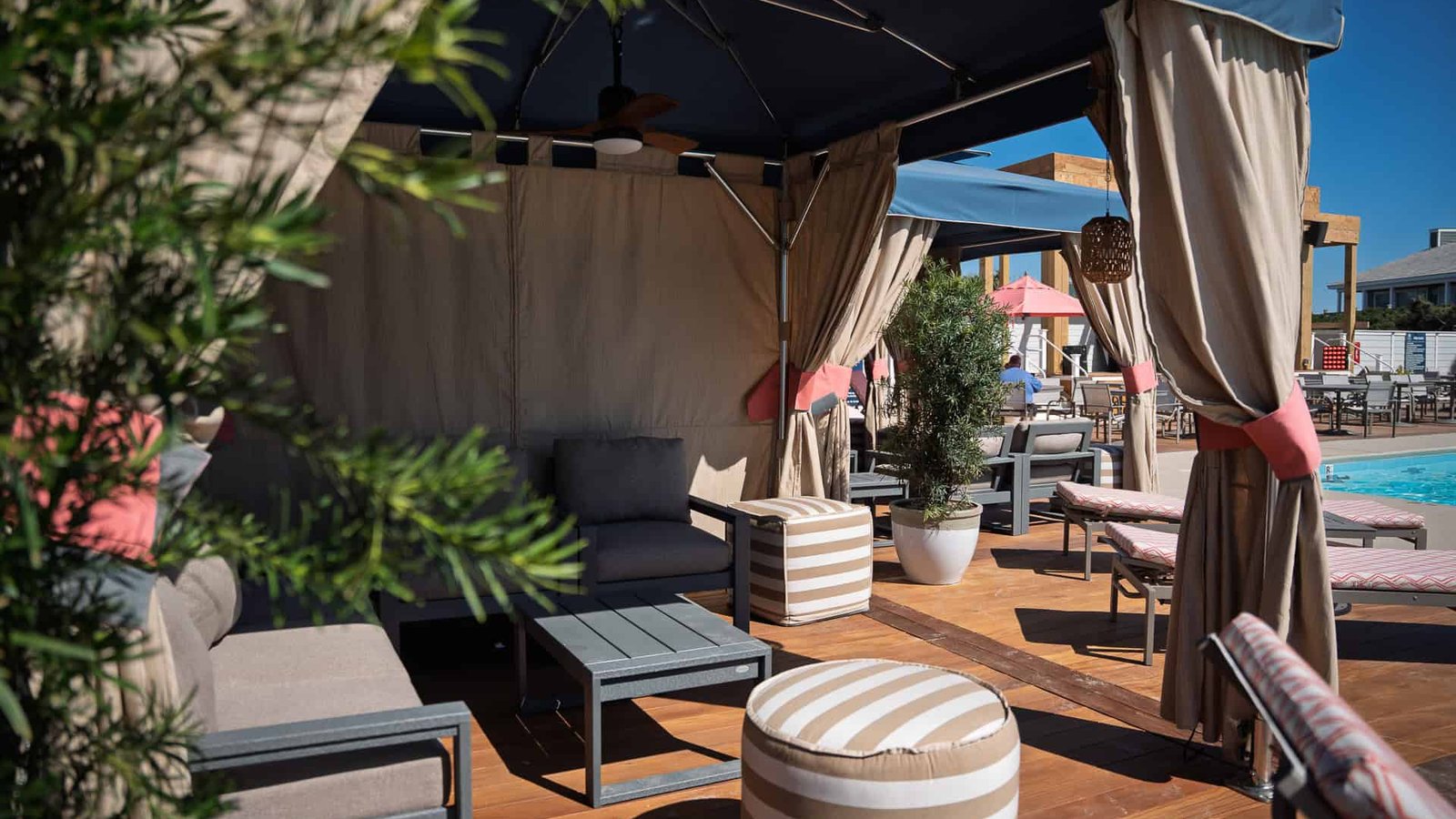 cabana rentals at Village Beach Club Outer Banks