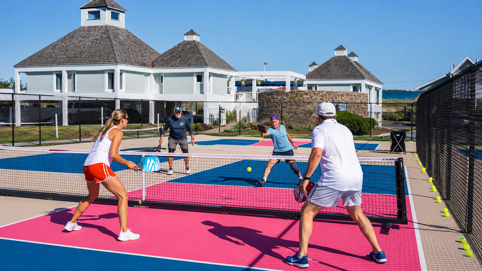 Visitor pickleball courts in Nags Head Outer Banks