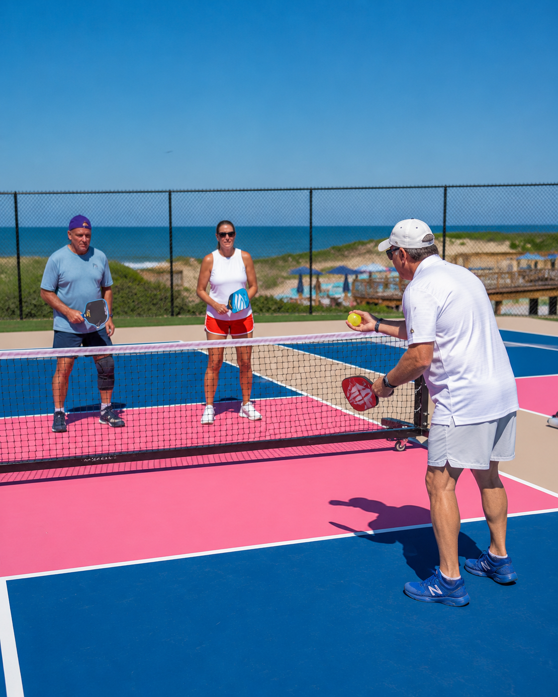 Pickleball lessons and clinics at Village Beach Club