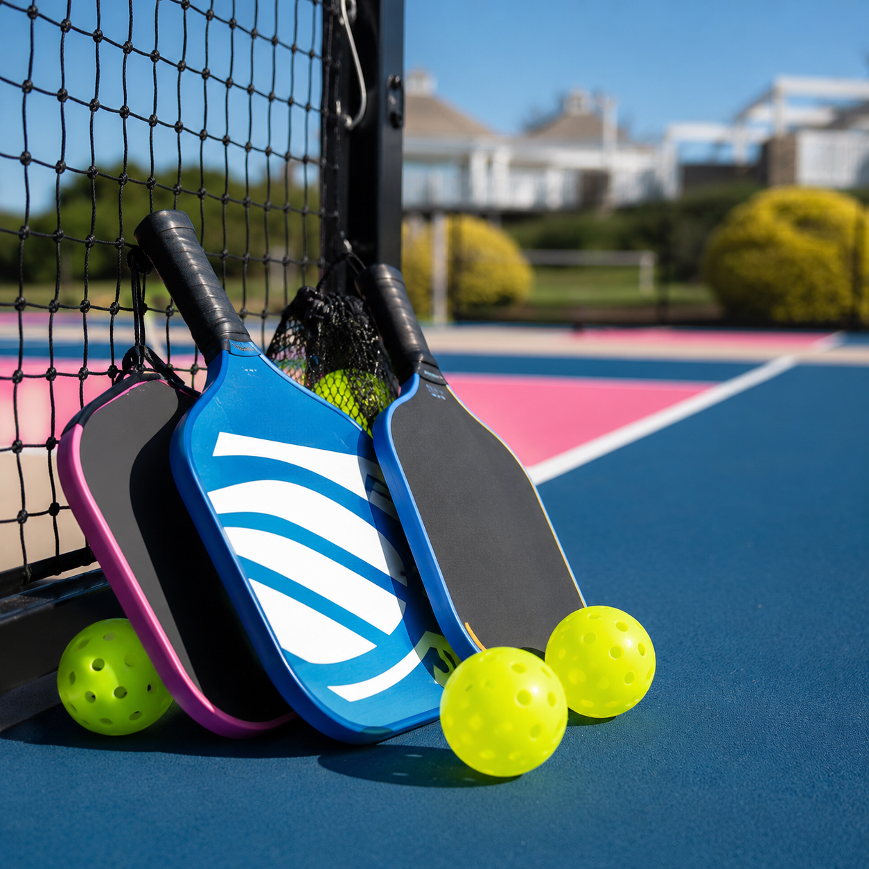 Pickleball paddles and equipment rentals in Nags Head