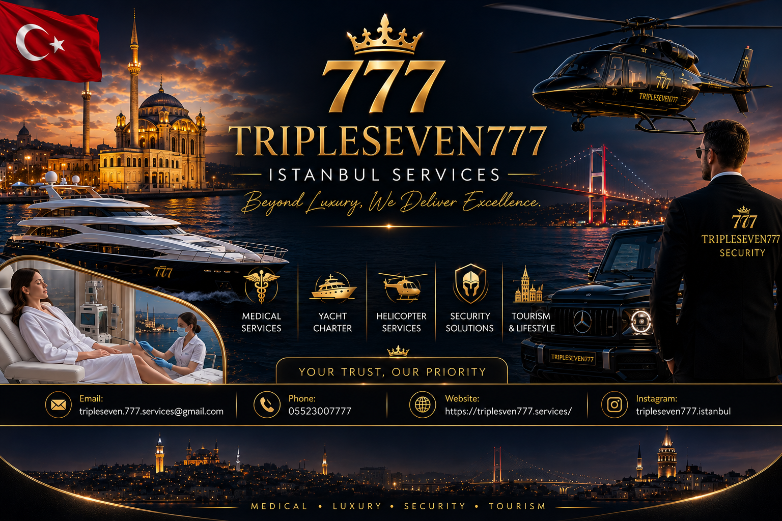 Triple Seven 777 Istanbul Services