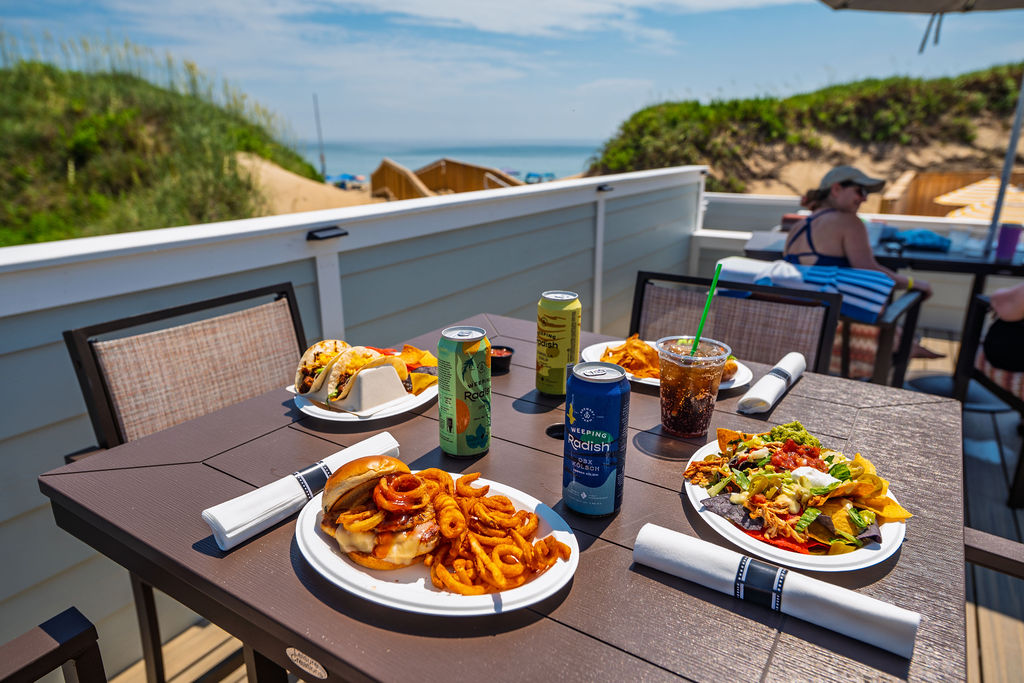 Gather Dining & Events oceanfront restaurant at Village Beach Club in Nags Head