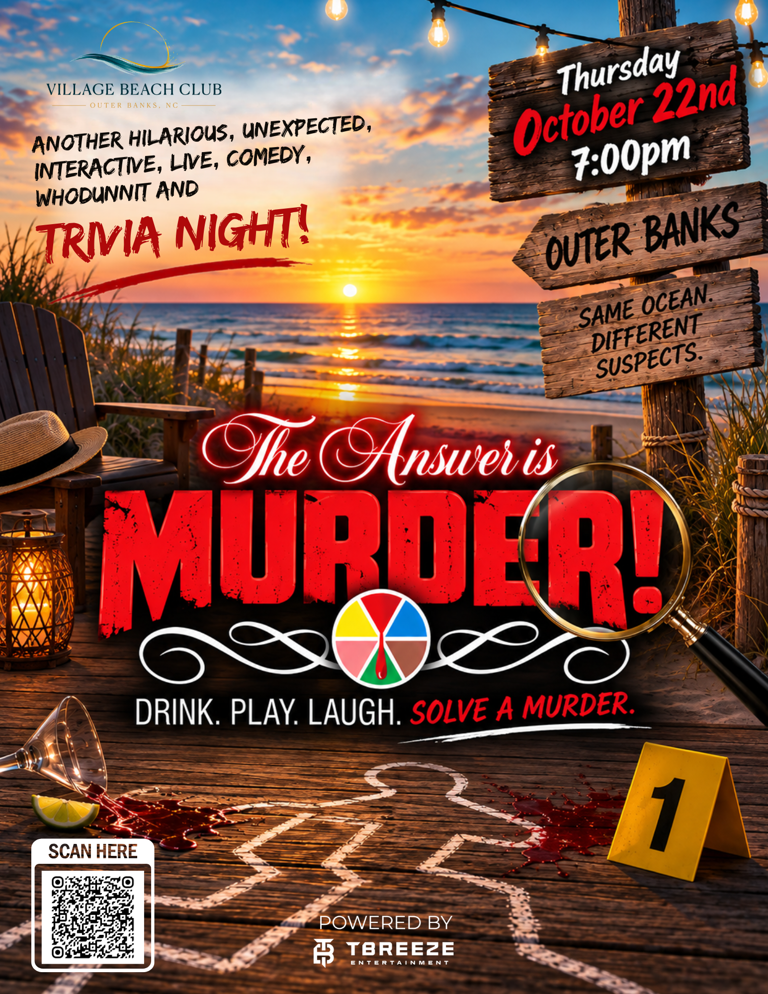 The Answer Is Murder Flyer